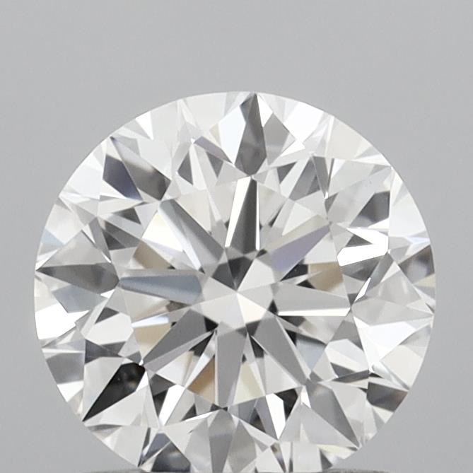 1.07 Carat Round Shaped, Excellent Cut, D Color, VVS2 Clarity, IGI Certified Lab Grown Diamond