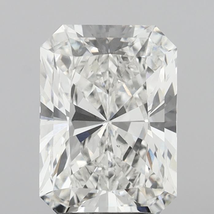 3.07 Carat Radiant Shaped, Excellent Cut, F Color, VS1 Clarity, IGI Certified Lab Grown Diamond