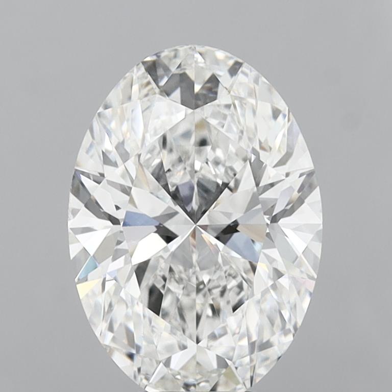 6.03 Carat Oval Shaped, Ideal Cut, E Color, VVS2 Clarity, IGI Certified Lab Grown Diamond