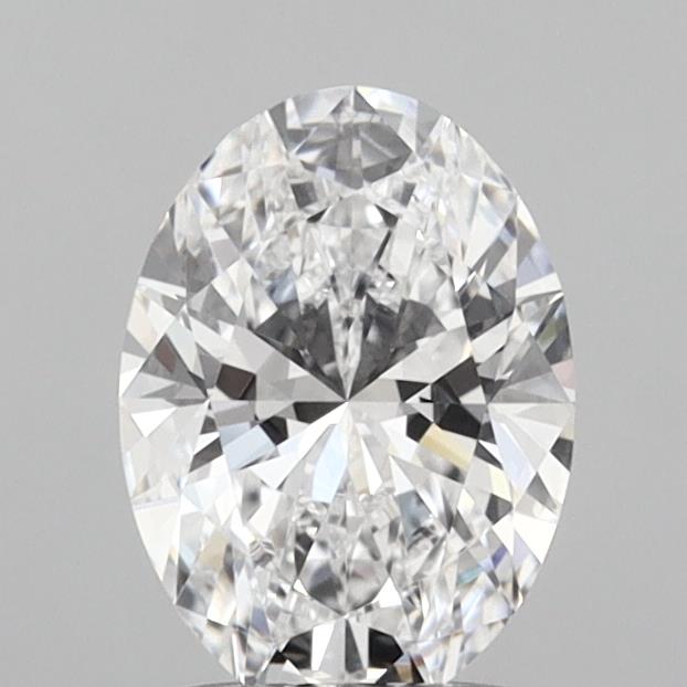 1.52 Carat Oval Shaped, Ideal Cut, D Color, VVS2 Clarity, IGI Certified Lab Grown Diamond