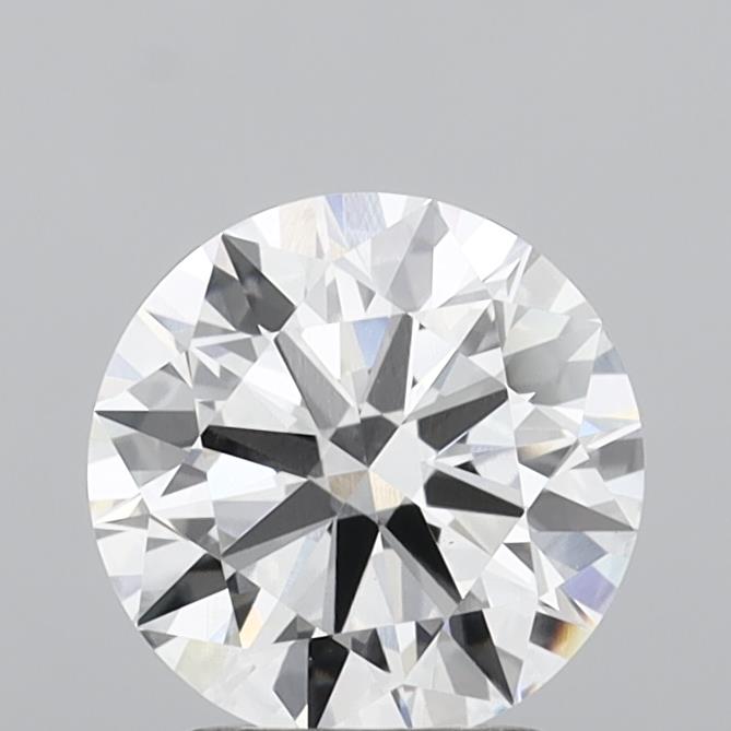 2.06 Carat Round Shaped, Ideal Cut, F Color, VVS2 Clarity, IGI Certified Lab Grown Diamond