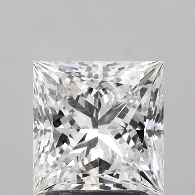 2.20 Carat Princess Shaped, Ideal Cut, F Color, VVS2 Clarity, IGI Certified Lab Grown Diamond