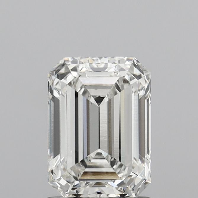 1.48 Carat Emerald Shaped, Ideal Cut, F Color, VS2 Clarity, IGI Certified Lab Grown Diamond