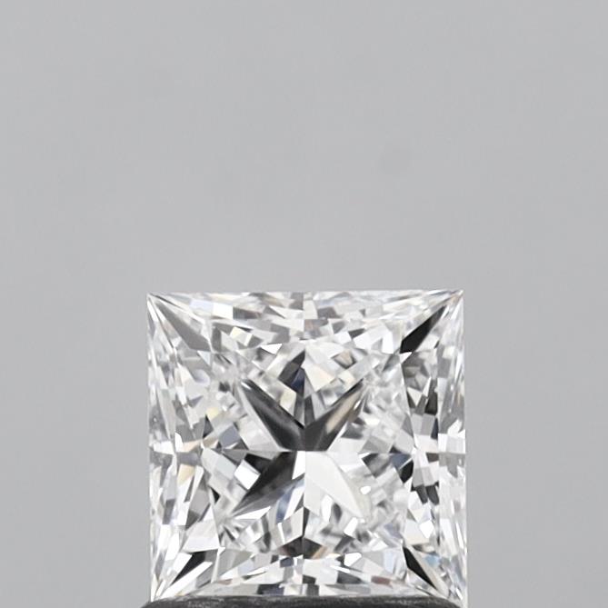 1.03 Carat Princess Shaped, Ideal Cut, E Color, VVS1 Clarity, IGI Certified Lab Grown Diamond
