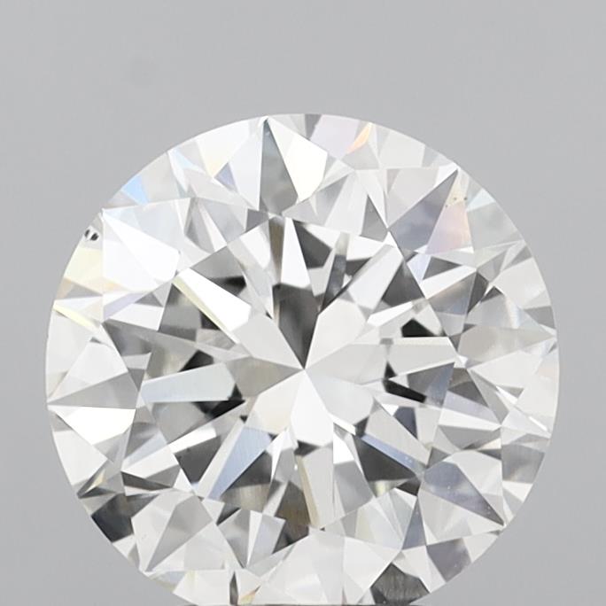 3.00 Carat Round Shaped, Excellent Cut, F Color, VS1 Clarity, IGI Certified Lab Grown Diamond