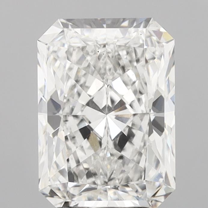 3.31 Carat Radiant Shaped, Ideal Cut, F Color, VS2 Clarity, IGI Certified Lab Grown Diamond