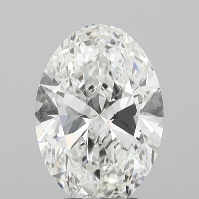 3.09 Carat Oval Shaped, Ideal Cut, E Color, VVS2 Clarity, IGI Certified Lab Grown Diamond
