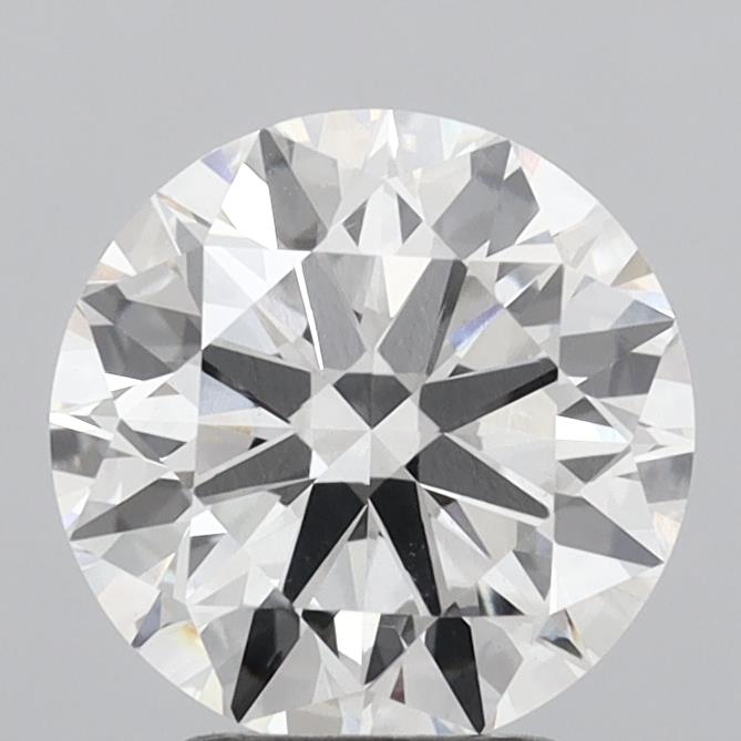 3.06 Carat Round Shaped, Excellent Cut, F Color, VVS2 Clarity, IGI Certified Lab Grown Diamond