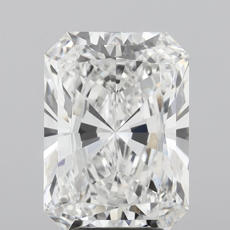 4.04 Carat Radiant Shaped, Ideal Cut, E Color, VS1 Clarity, IGI Certified Lab Grown Diamond