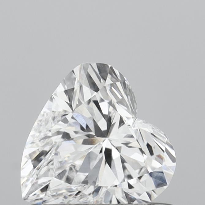 0.52 Carat Heart Shaped, Very Good Cut, D Color, VS2 Clarity, IGI Certified Lab Grown Diamond