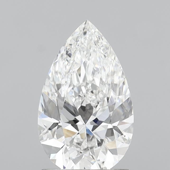 1.70 Carat Pear Shaped, Very Good Cut, E Color, VVS2 Clarity, IGI Certified Lab Grown Diamond