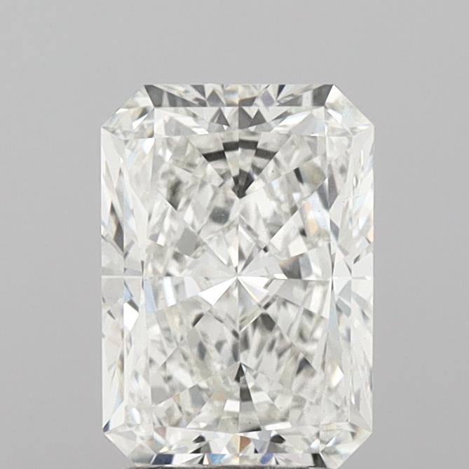 2.09 Carat Radiant Shaped, Ideal Cut, G Color, VS1 Clarity, IGI Certified Lab Grown Diamond