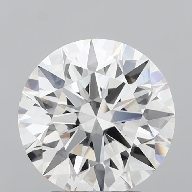 2.59 Carat Round Shaped, Ideal Cut, F Color, VS1 Clarity, IGI Certified Lab Grown Diamond