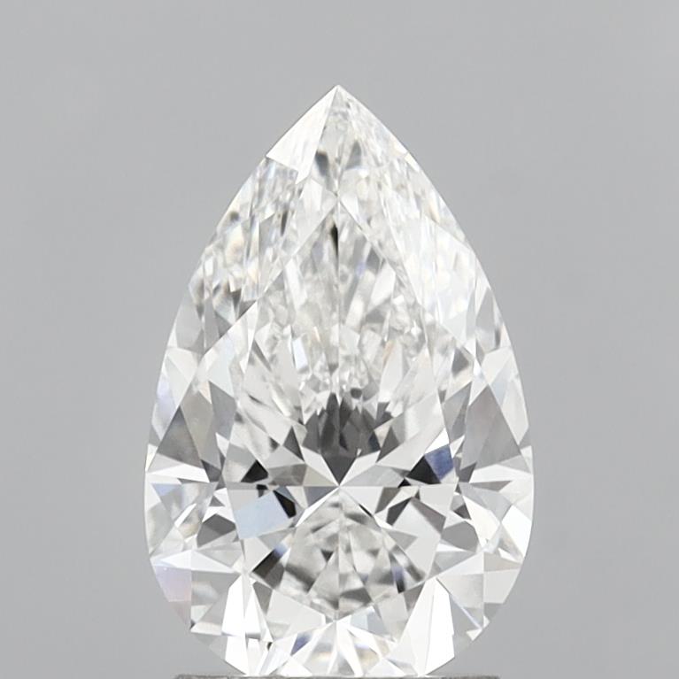 2.08 Carat Pear Shaped, Ideal Cut, F Color, VVS1 Clarity, IGI Certified Lab Grown Diamond
