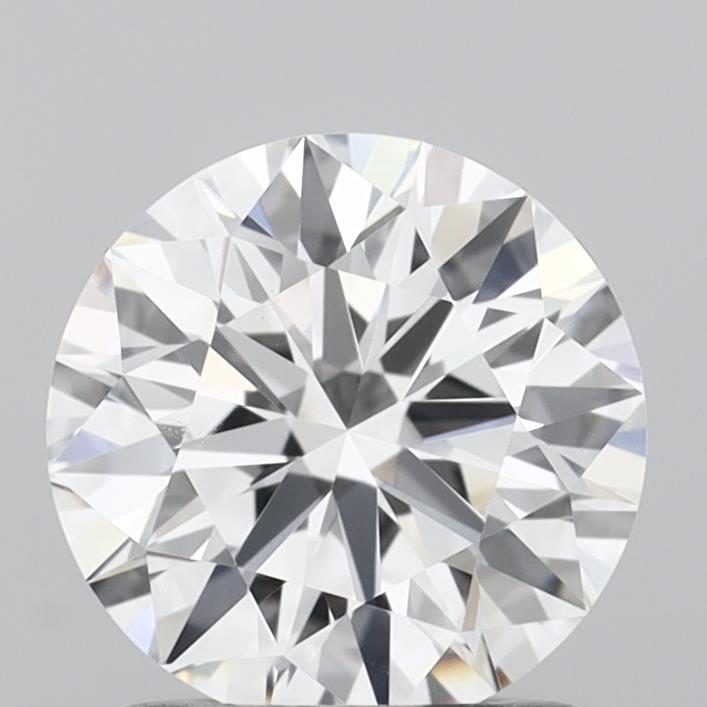 1.25 Carat Round Shaped, Excellent Cut, D Color, VVS2 Clarity, IGI Certified Lab Grown Diamond