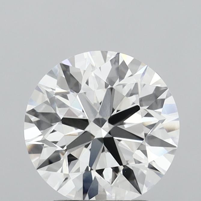 2.07 Carat Round Shaped, Ideal Cut, E Color, VVS1 Clarity, IGI Certified Lab Grown Diamond