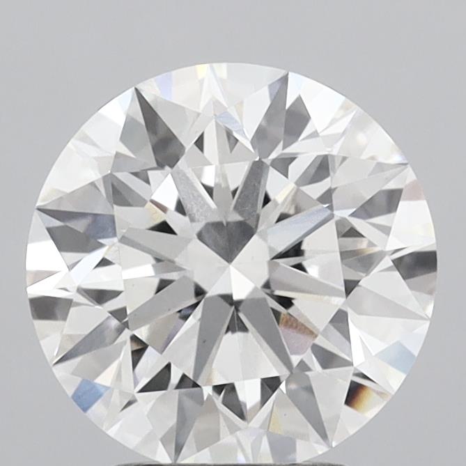 3.02 Carat Round Shaped, Ideal Cut, E Color, VVS2 Clarity, IGI Certified Lab Grown Diamond