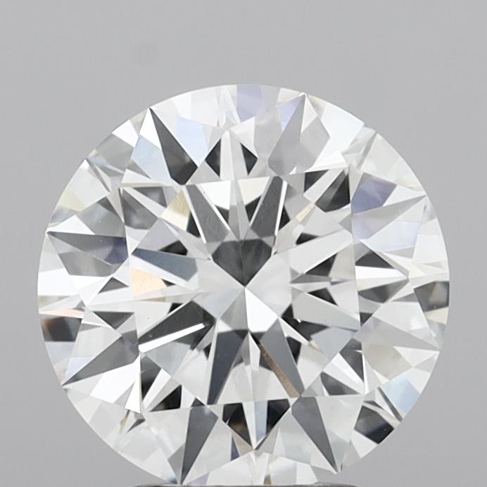 3.09 Carat Round Shaped, Ideal Cut, E Color, VVS2 Clarity, IGI Certified Lab Grown Diamond