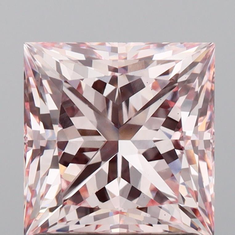 2.06 Carat Princess Shaped, Excellent Cut, VS1 Clarity, IGI Certified Lab Grown Diamond