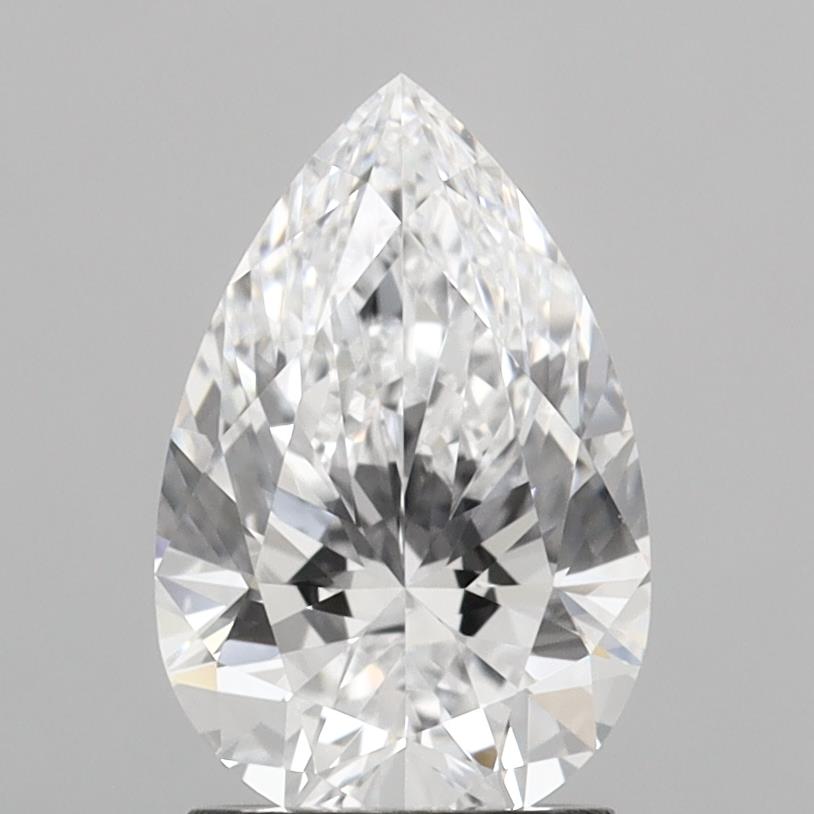 1.89 Carat Pear Shaped, Very Good Cut, D Color, VVS1 Clarity, IGI Certified Lab Grown Diamond