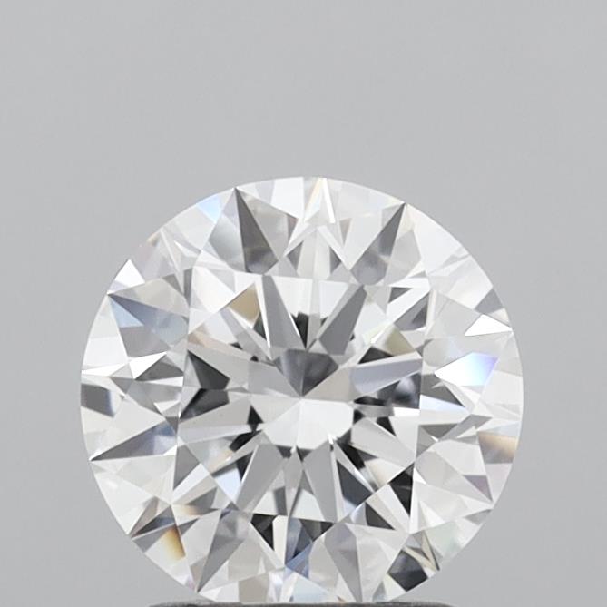 1.72 Carat Round Shaped, Ideal Cut, D Color, VVS2 Clarity, IGI Certified Lab Grown Diamond