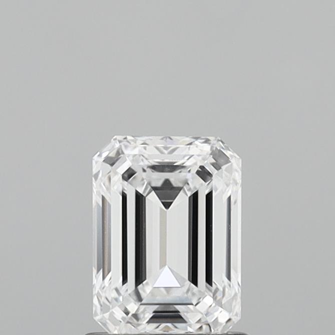 1.02 Carat Emerald Shaped, Ideal Cut, D Color, VVS1 Clarity, IGI Certified Lab Grown Diamond