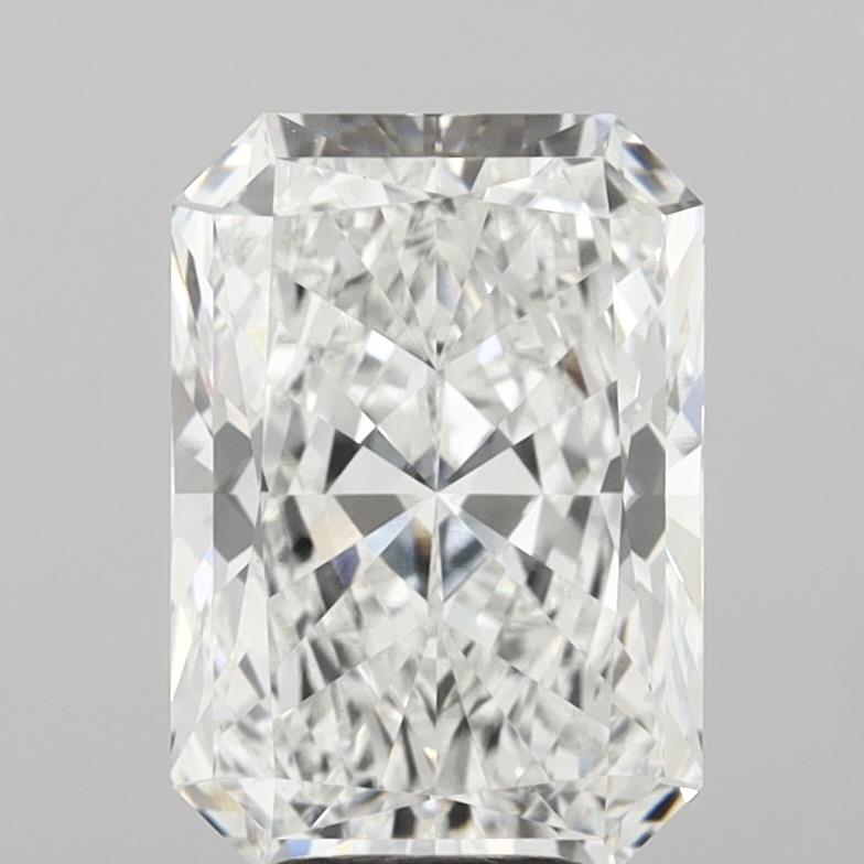 6.01 Carat Radiant Shaped, Ideal Cut, E Color, VVS2 Clarity, IGI Certified Lab Grown Diamond