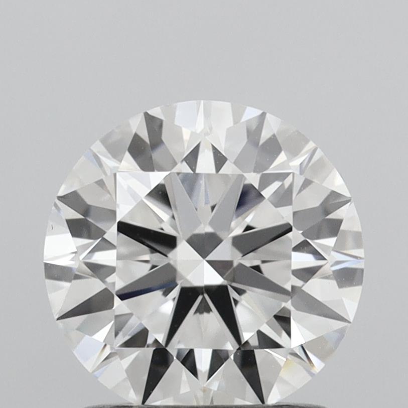 1.23 Carat Round Shaped, Ideal Cut, D Color, VVS2 Clarity, IGI Certified Lab Grown Diamond