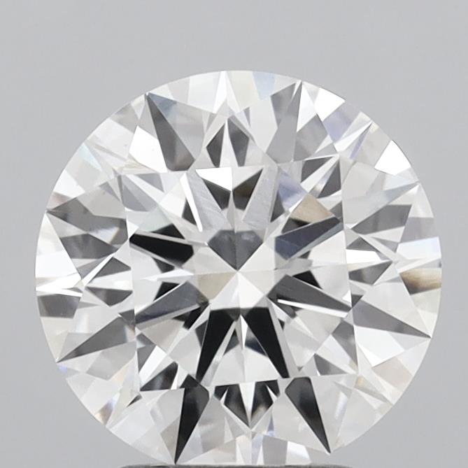2.81 Carat Round Shaped, Ideal Cut, E Color, VVS2 Clarity, IGI Certified Lab Grown Diamond