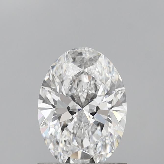 1.08 Carat Oval Shaped, Ideal Cut, D Color, VVS2 Clarity, IGI Certified Lab Grown Diamond