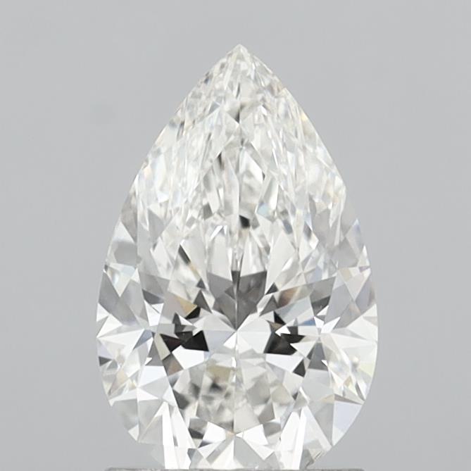 1.56 Carat Pear Shaped, Ideal Cut, G Color, VS1 Clarity, IGI Certified Lab Grown Diamond