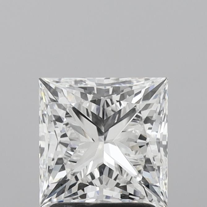 2.07 Carat Princess Shaped, Ideal Cut, E Color, VVS2 Clarity, IGI Certified Lab Grown Diamond