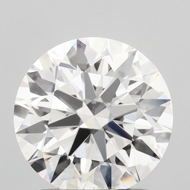 1.54 Carat Round Shaped, Ideal Cut, D Color, VS1 Clarity, IGI Certified Lab Grown Diamond