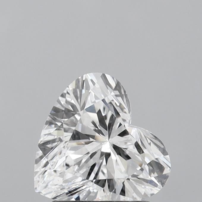 1.30 Carat Heart Shaped, Ideal Cut, D Color, VS1 Clarity, IGI Certified Lab Grown Diamond