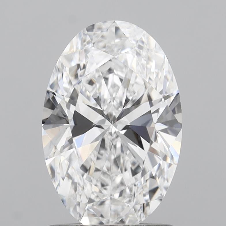 1.29 Carat Oval Shaped, Very Good Cut, D Color, VVS2 Clarity, IGI Certified Lab Grown Diamond