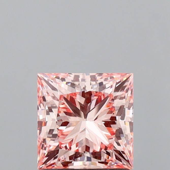 1.51 Carat Princess Shaped, Very Good Cut, VS1 Clarity, IGI Certified Lab Grown Diamond