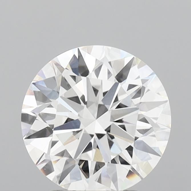 2.35 Carat Round Shaped, Ideal Cut, D Color, VVS1 Clarity, IGI Certified Lab Grown Diamond