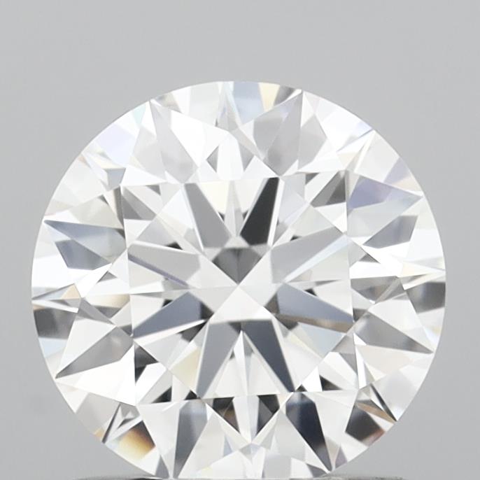 1.06 Carat Round Shaped, Ideal Cut, D Color, VVS2 Clarity, IGI Certified Lab Grown Diamond