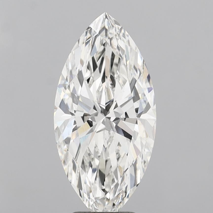 4.04 Carat Marquise Shaped, Ideal Cut, G Color, VS1 Clarity, IGI Certified Lab Grown Diamond