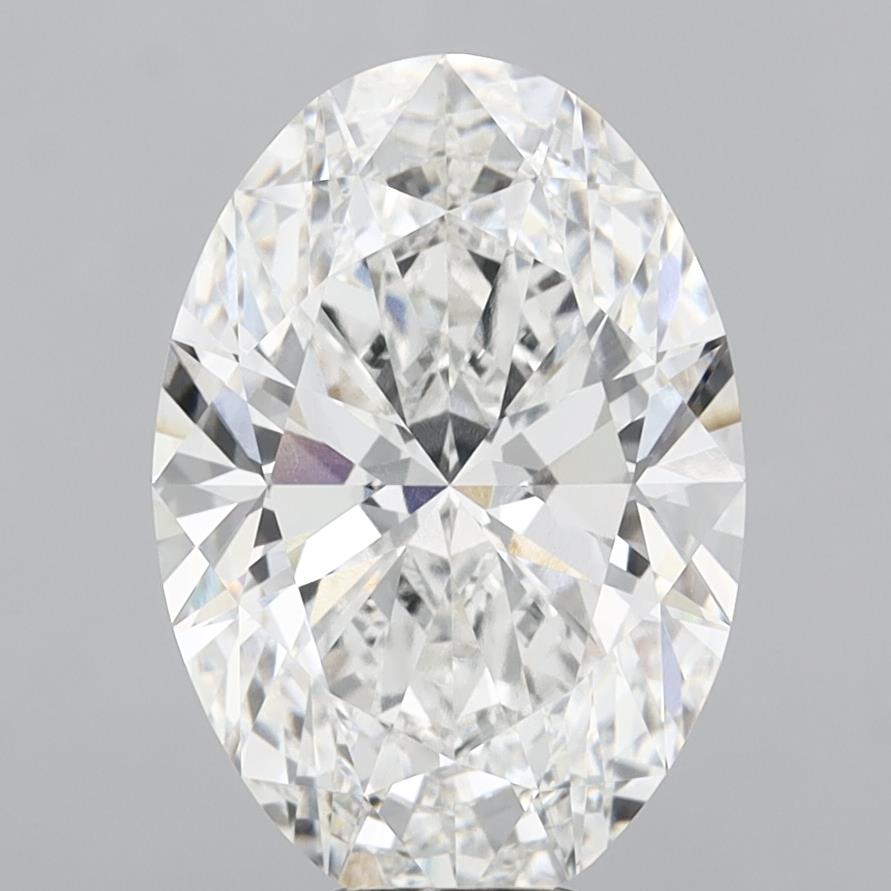 10.09 Carat Oval Shaped, Ideal Cut, F Color, VVS2 Clarity, IGI Certified Lab Grown Diamond