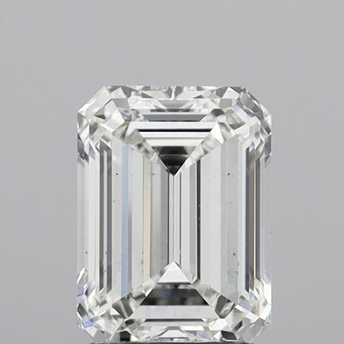 1.90 Carat Emerald Shaped, Ideal Cut, G Color, VS1 Clarity, IGI Certified Lab Grown Diamond