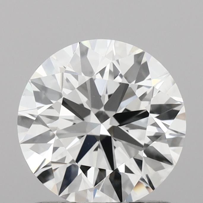 1.08 Carat Round Shaped, Ideal Cut, D Color, VVS2 Clarity, IGI Certified Lab Grown Diamond