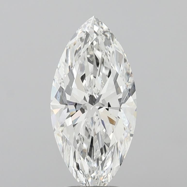 3.02 Carat Marquise Shaped, Ideal Cut, E Color, VS2 Clarity, IGI Certified Lab Grown Diamond