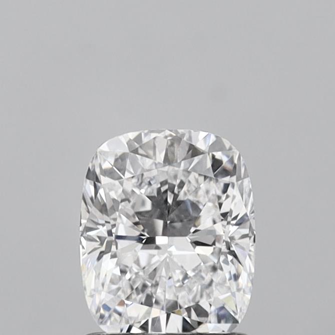 1.06 Carat Cushion Shaped, Ideal Cut, D Color, VVS2 Clarity, IGI Certified Lab Grown Diamond