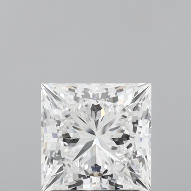 1.59 Carat Princess Shaped, Ideal Cut, E Color, VVS1 Clarity, IGI Certified Lab Grown Diamond