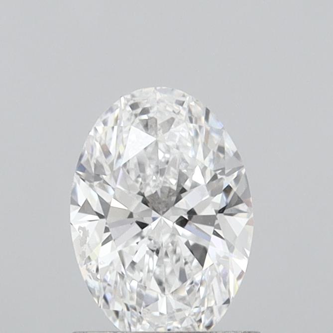 1.09 Carat Oval Shaped, Ideal Cut, D Color, VVS1 Clarity, IGI Certified Lab Grown Diamond