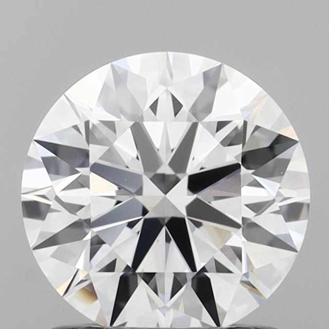 1.09 Carat Round Shaped, Ideal Cut, D Color, VVS2 Clarity, IGI Certified Lab Grown Diamond