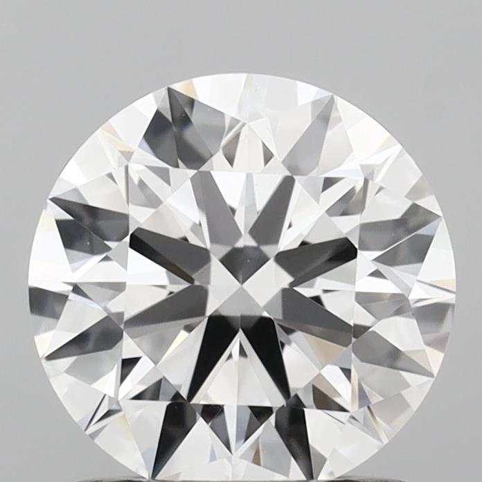 1.09 Carat Round Shaped, Ideal Cut, D Color, VVS2 Clarity, IGI Certified Lab Grown Diamond