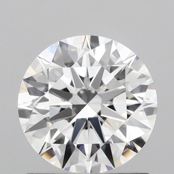 1.09 Carat Round Shaped, Ideal Cut, D Color, VVS2 Clarity, IGI Certified Lab Grown Diamond