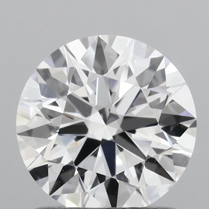 1.08 Carat Round Shaped, Ideal Cut, D Color, VVS2 Clarity, IGI Certified Lab Grown Diamond